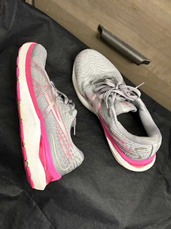 ASICS Women's Gel Cumulus 24 Running Shoes Sheet Rock Pink Glo Womens Sizes 9 - Image 5