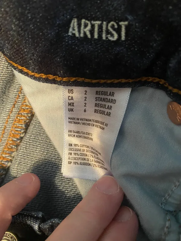 American Eagle Wide Leg Jeans - Image 3