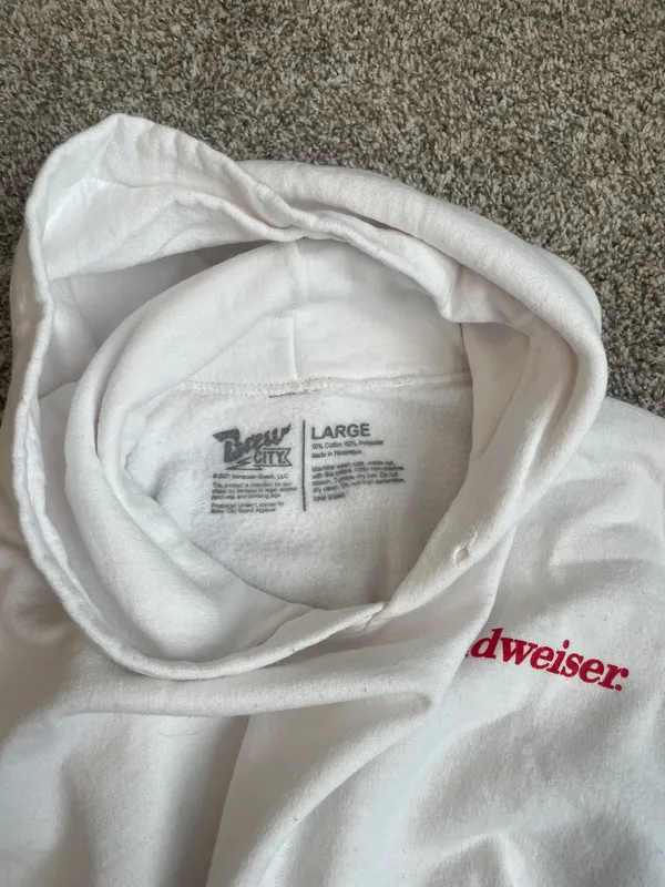 Vintage Budweiser Hoodie - Image 3