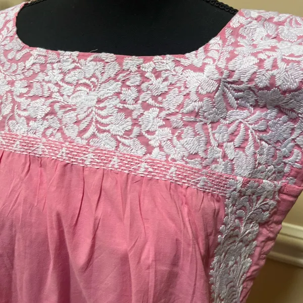 J.Marie Oaxaca Floral Embroidered Dress - Image 5
