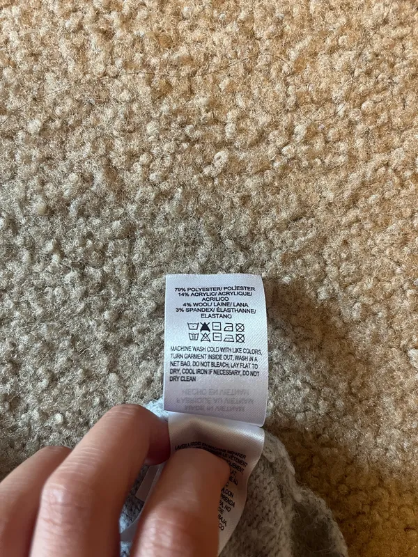 TJ Maxx Grey long sweater - Image 3