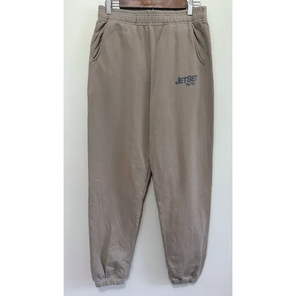 ACTA Wear‎ 100% Cotton Everyday Oversized Joggers In Color Moon Size S NWOT - Image 3