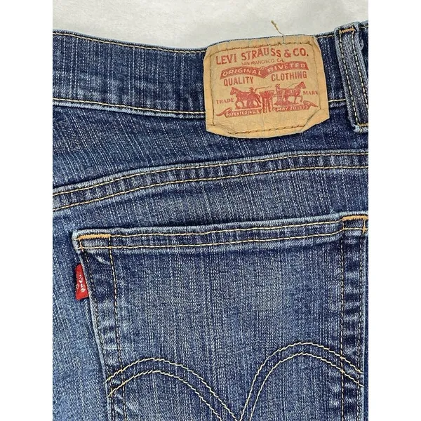 Levis 550 Relaxed Bootcut Leg Denim Jeans Womens Size 14 M Stonewashed‎ Blue - Image 11