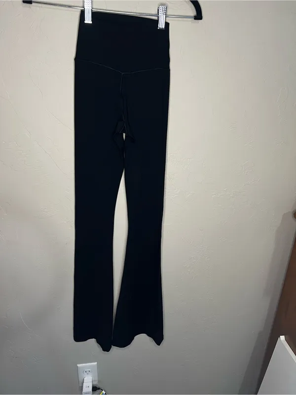Offline by Aerie Real Me Crossover Flare‎ Black Yoga Leggings - Image 6