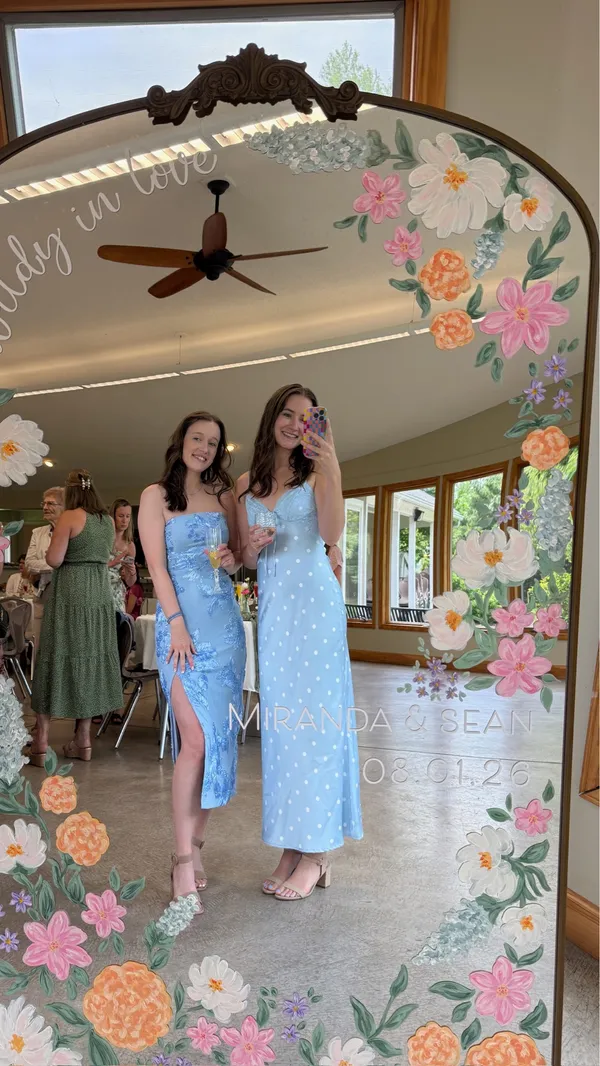 Lulus Blue Dress - Image 3