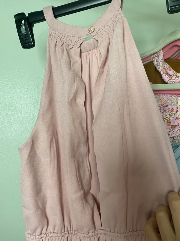 Japna Pink Open Back Dress - Image 2