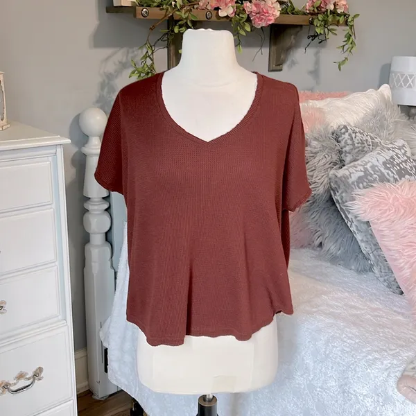 Mod Ref Comfy Oversized Waffle Shirt - Image 2