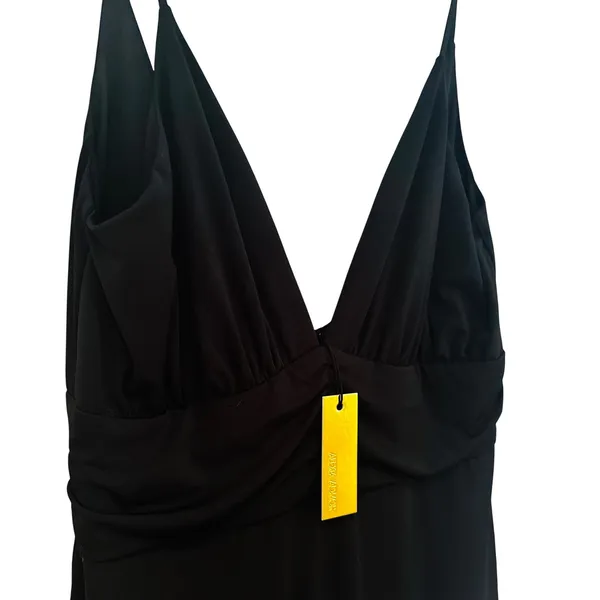 Alexia‎ Admor Eline Wide Leg Jumpsuit Women's S Black Evening Minimalist Formal - Image 5