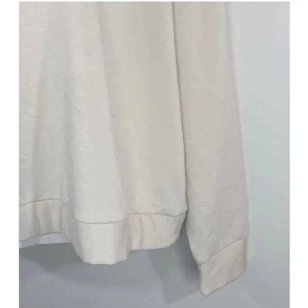 Quince Ivory Tencel Modal Relaxed Pullover Hoodie Womens Large Sustainable Soft - Image 3