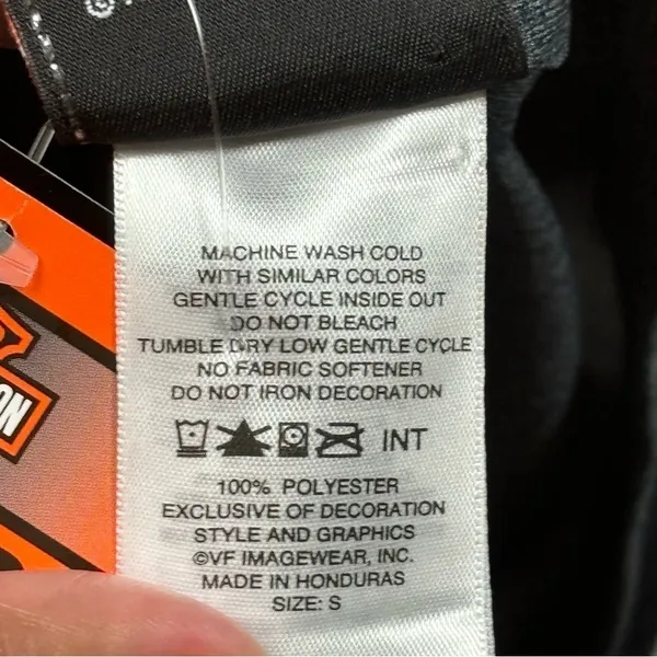 Harley Davidson moisture‎ Wicking V Neck women’s small 179 - Image 2