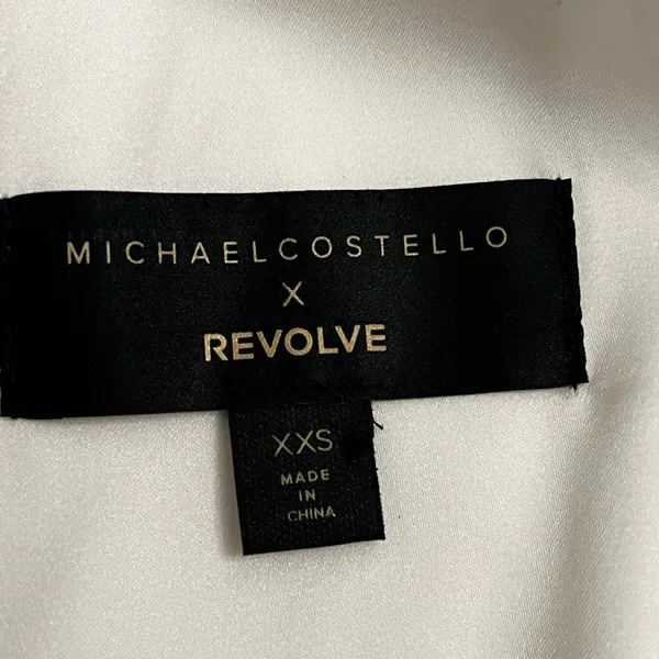 Revolve x Michael Costello Shandy white mini dress - Image 8