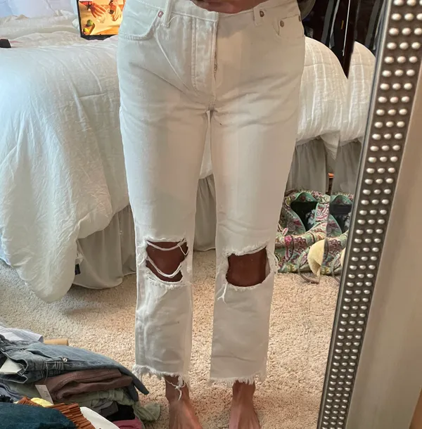 Free People Wide Leg Jeans - Image 6