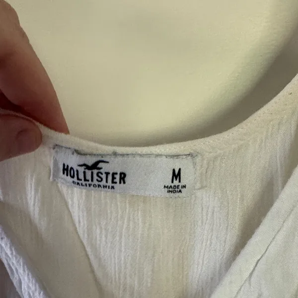 Hollister Ivory Button-Up Camisole / A59 - Image 4