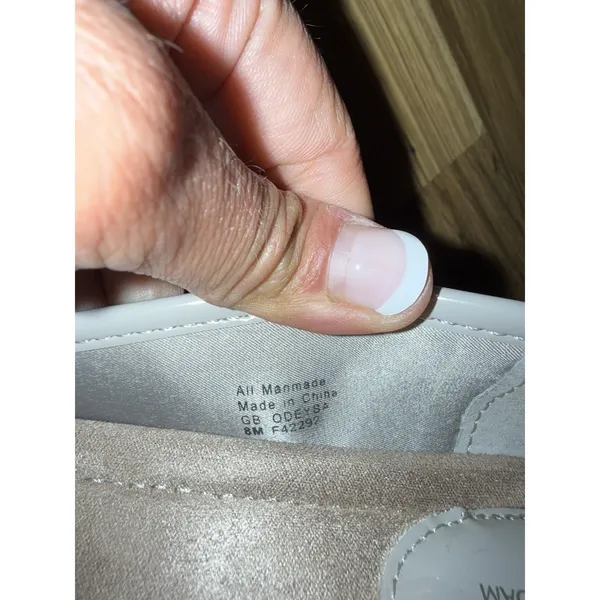 Giani Bernini Womens Sz 8 Ballet Flats Shoes Odeysagry Stone‎ Gray Memory Foam - Image 5