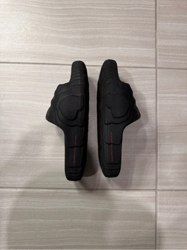 Adidas black ADILETTE 22 Slip On Slides - Image 6