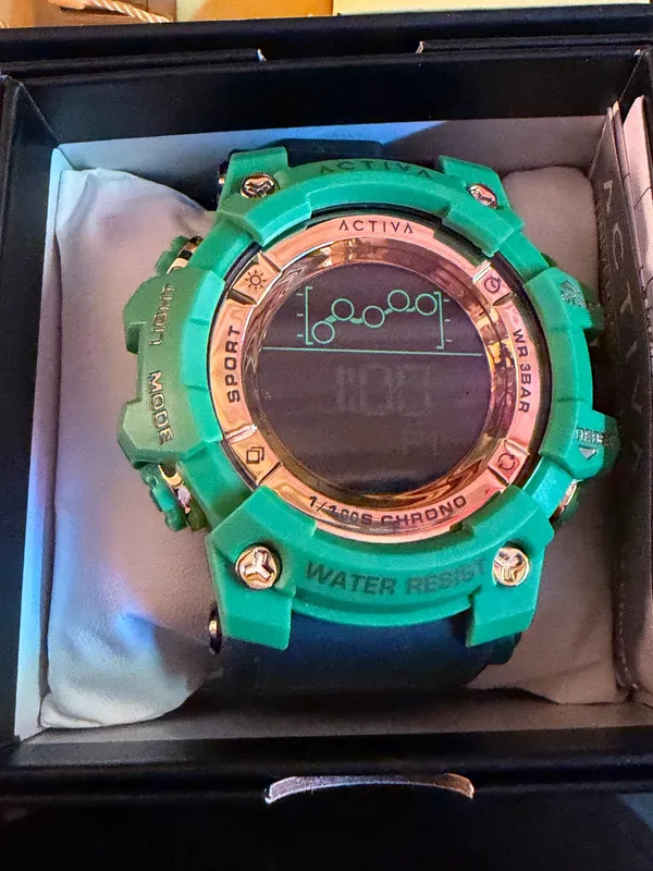 Activa Summit x Invicta 50MM LUXURY INDUSTRIAL COLLECTION Green 24k GOLD DIGITAL - Image 3