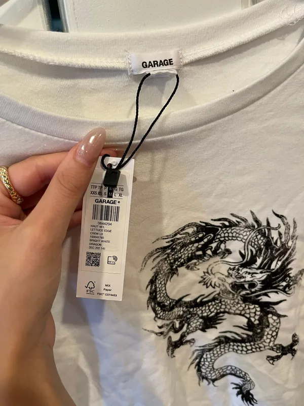 Garage Long Sleeve dragon top - Image 3