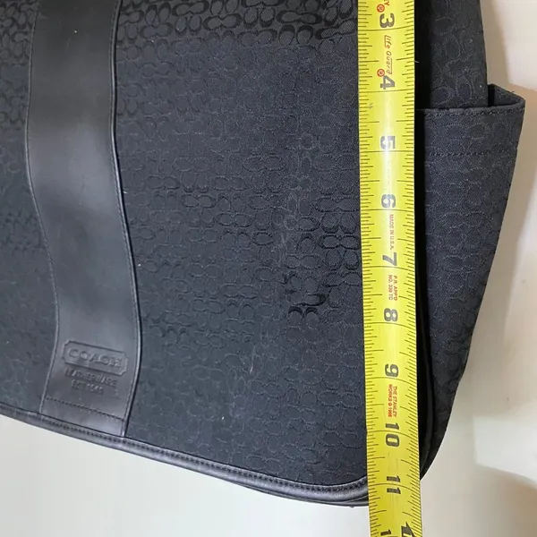 COACH Black Fabric Crossbody Bag - Image 5