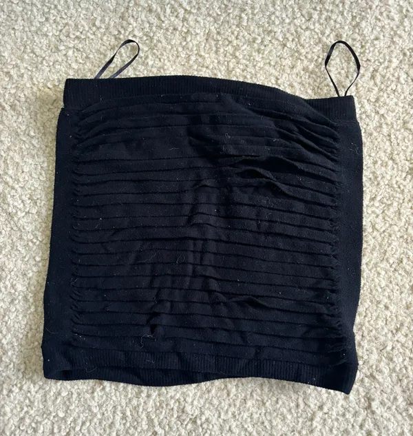 ZARA Black Tube Top - Image 2