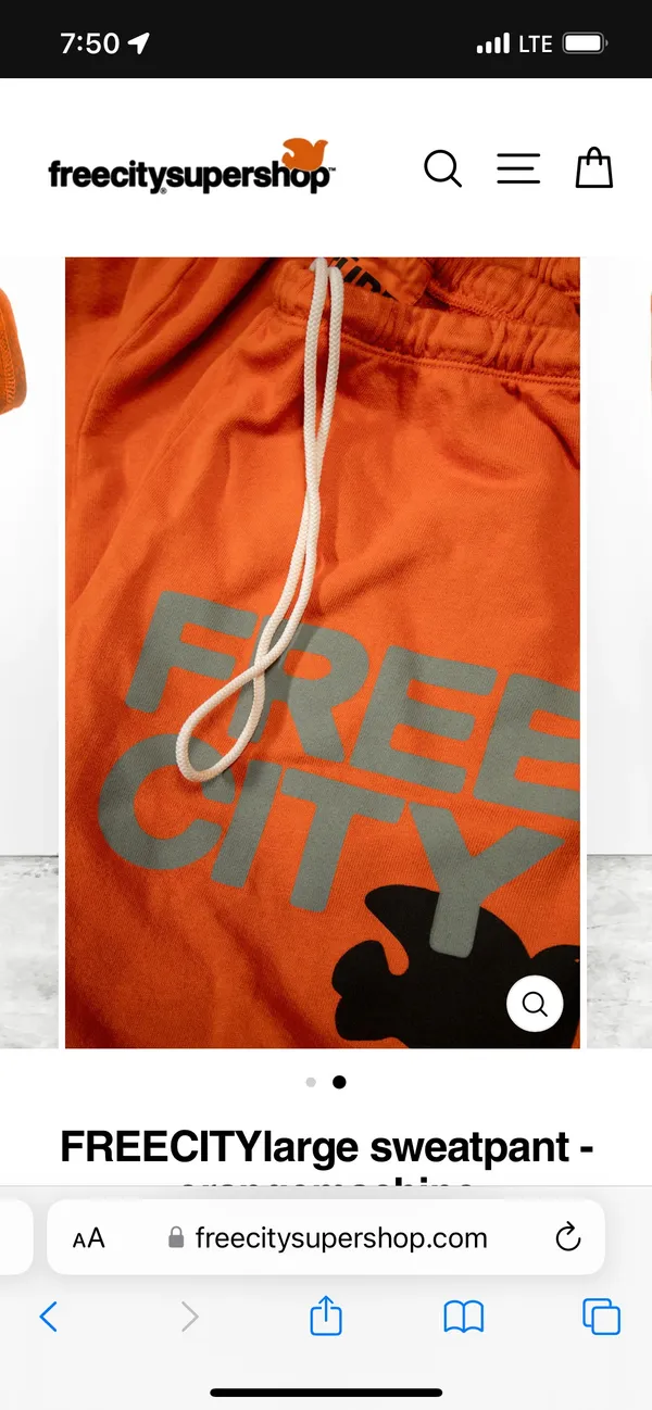 Free City Sweatpants brand new with tags - Image 2
