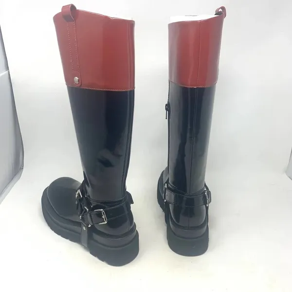 Jeffrey Campbell Friesian Riding Boots‎ Black Brown Size US 7.5 - Image 8