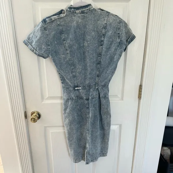 Vintage Rampage Acid Wash denim dress - Image 6