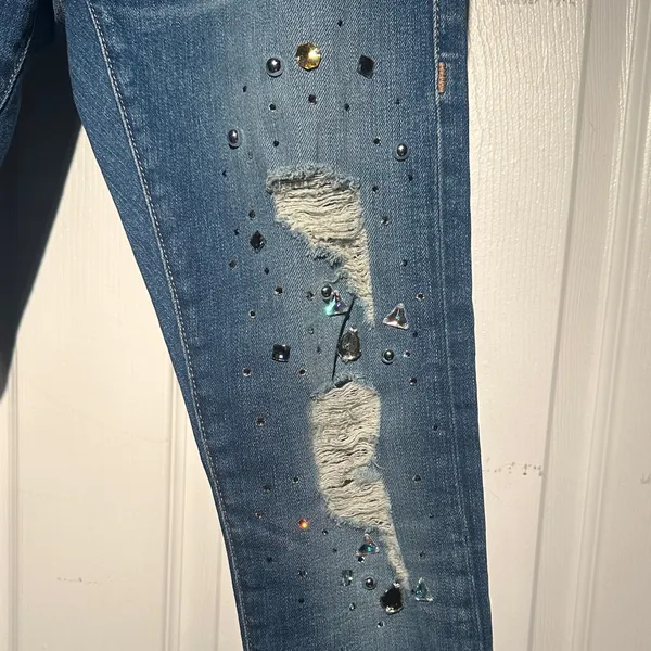 True Religion Embellished Skinny Jeans - Image 2