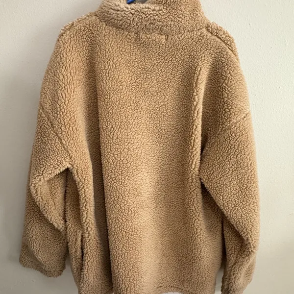 Forever 21‎ Tan Sherpa Teddy Jacket Large - Image 2