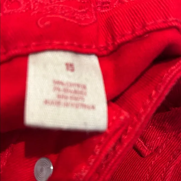 3/$15 ARIZONA red super skinny jeans - Image 4