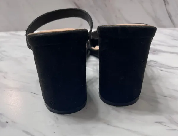 J. Adams Black Heeled Sandals - Image 2