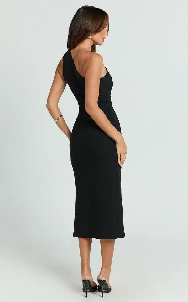 New Showpo Adriene Midi Dress One Shoulder Cut Out Dress Size Medium MSRP $89 - Image 5