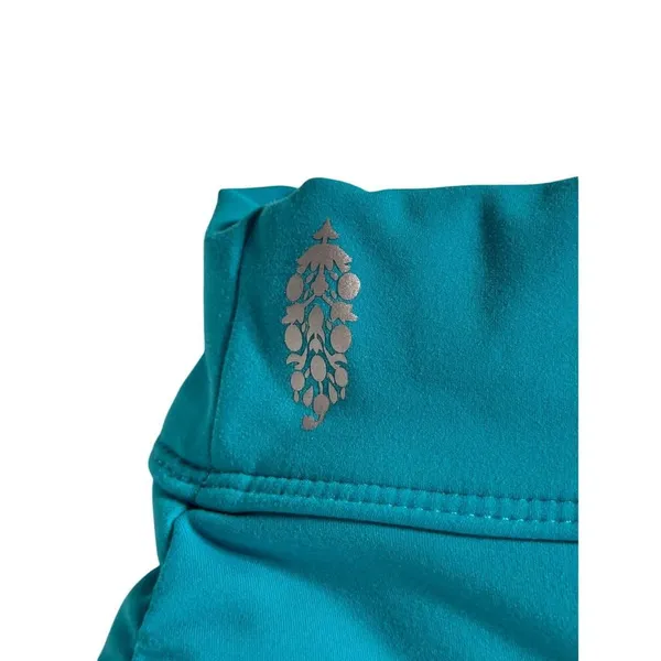 Free People Movement Blue Sports Bra Womens Small High Neck Stretch Activewear‎ - Image 3