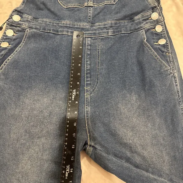 True Religion Women's Denims Straight Leg Overalls size L - Image 10