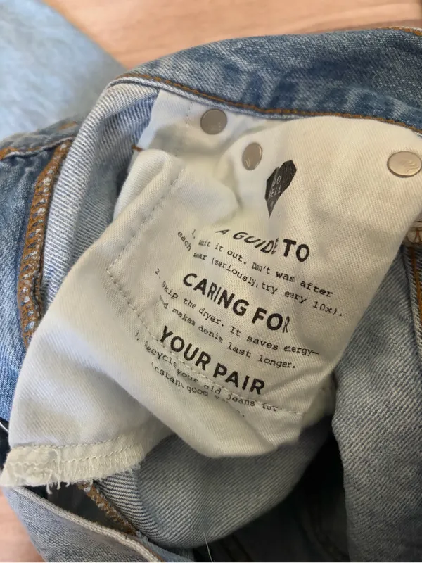 Madewell The Perfect Vintage Jean Size 25 Light Wash High Rise Straight Leg - Image 3