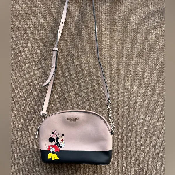 Kate Spade Minnie Mouse Mini Dome Pink Crossbody - Image 11