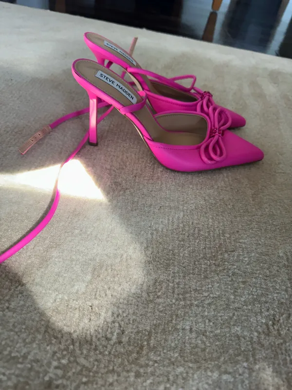Pink Steve Madden Kitten Heels - Image 2