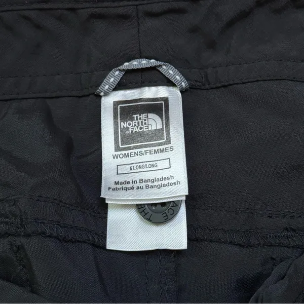 The North Face Women's T150 T550 Cargo Hiking Shorts Outdoor Gorp Black 6 Long - Image 3
