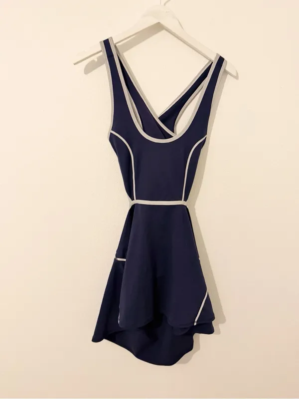 Free People Movement Give It A Whirl Workout Dress Navy Medium M - Image 3