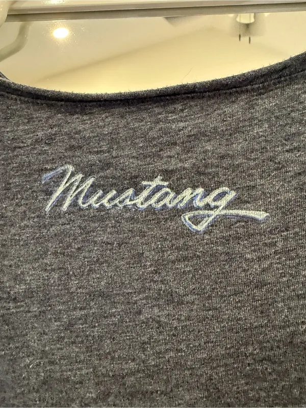 Lucky Brand women's graphic tank top running pony logo of Ford Mustang size M - Image 4