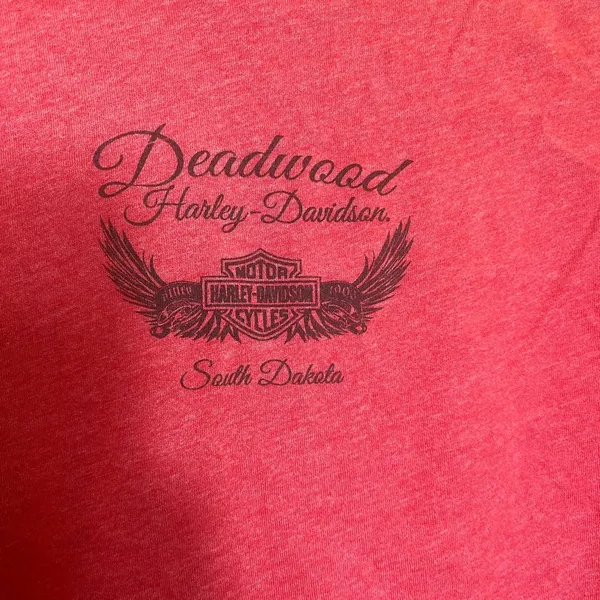 Harley Davidson Y2K Women’s Medium Red Tank Top. - Image 4