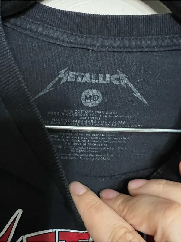 Metallica And Justice For All Sunburst Skull Black Graphic Band T-Shirt - Image 5