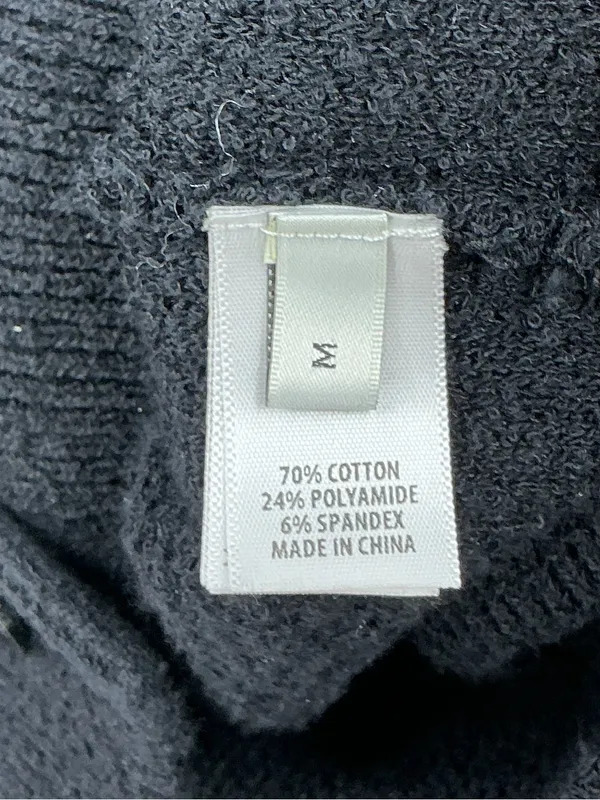 St. John Black Button-Front Knit Cardigan 1022 - Image 4