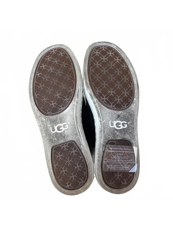 UGG Fierce Geo Perforated Suede Slip-On Sneakers Shoes Black Women's Size 7 - Image 6