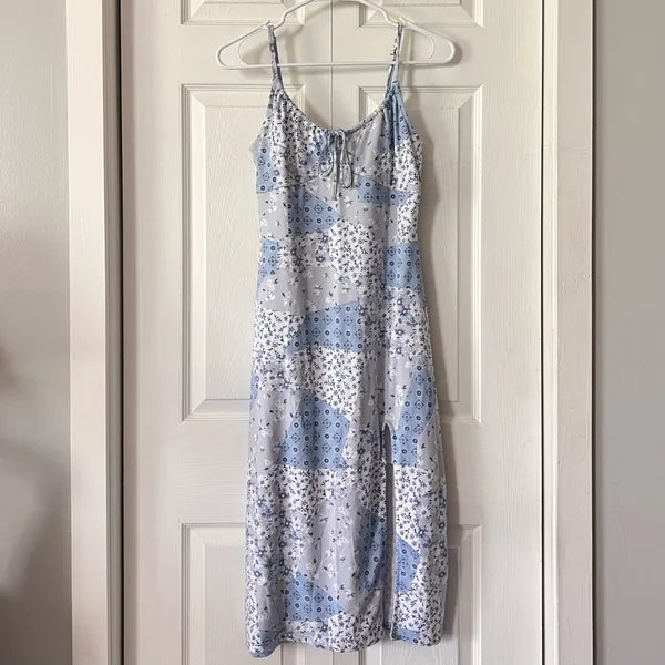 Hollister Floral Patchwork Midi Dress - Image 2