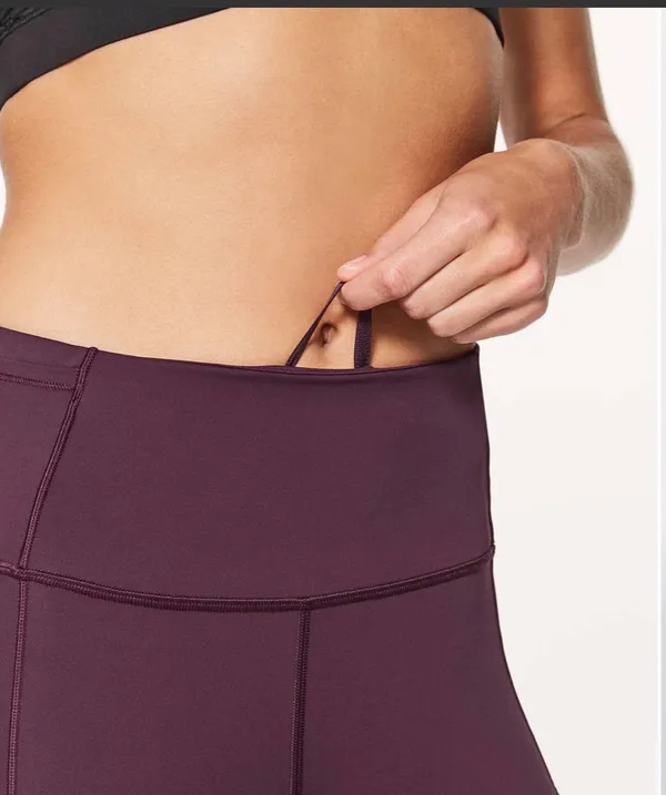 Lululemon Fast & Free Crop II (Nulux 19"") Sz 8 - Image 4