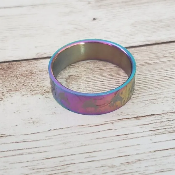 Multicolored Ring with Dolphin Design - Image 4