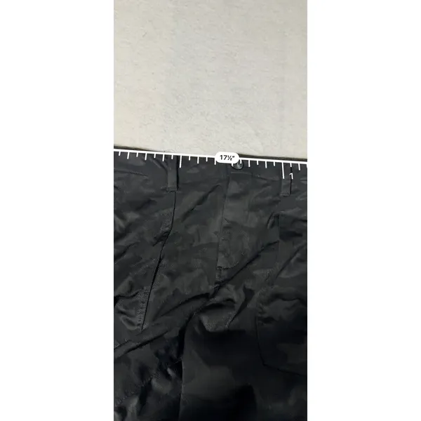 Liverpool Los Angeles Black Camo Tonal Jogger Pants Size 14/32 Zipped Cuffs - Image 8