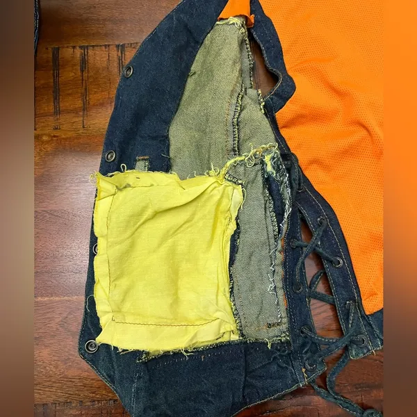 Milwaukee Leather XS Denim Women's Vest - Image 2