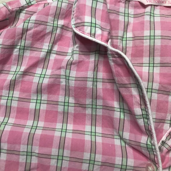 Victoria’s Secret Plaid Tie Nightgown size medium - Image 2