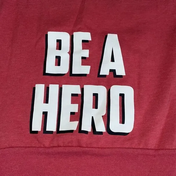 5/$30 🎈 Marvel women’s small‎ graphic be a hero Crewneck sweatshirt - Image 3